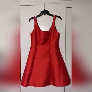 B Darlin red taffeta mini dress size 9/10